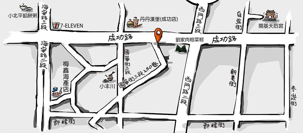 Ostello Rest Backpacker Tainan Esterno foto